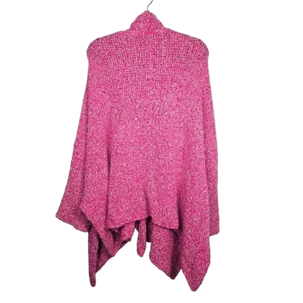Free People BFF Cardigan in Hot Pink